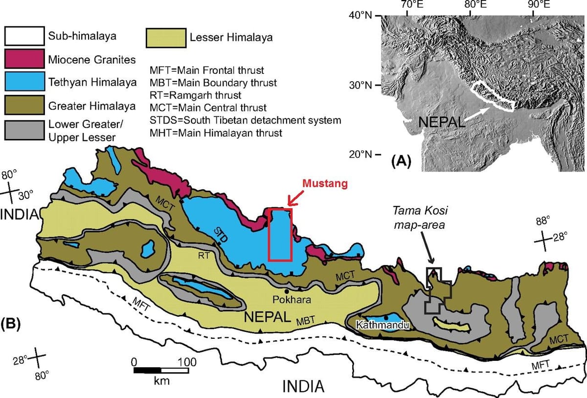 Mapa geológico nepa