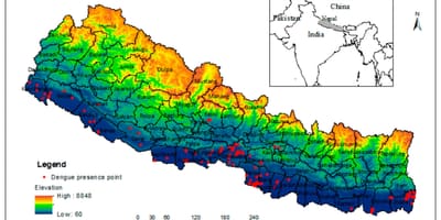 Mapa do nepal clima