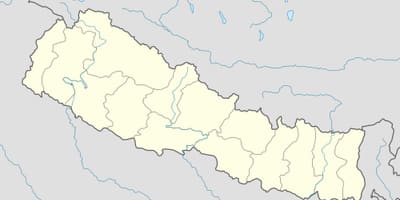 Mapa do nepal vetor